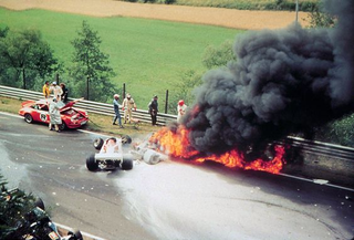 Illustration for article titled Herbert Linge: The man behind the Porsche fire tender that likely saved Niki Lauda's life.